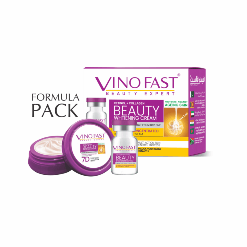 Vino Fast Beauty Whitening Cream 7D Formula Pack